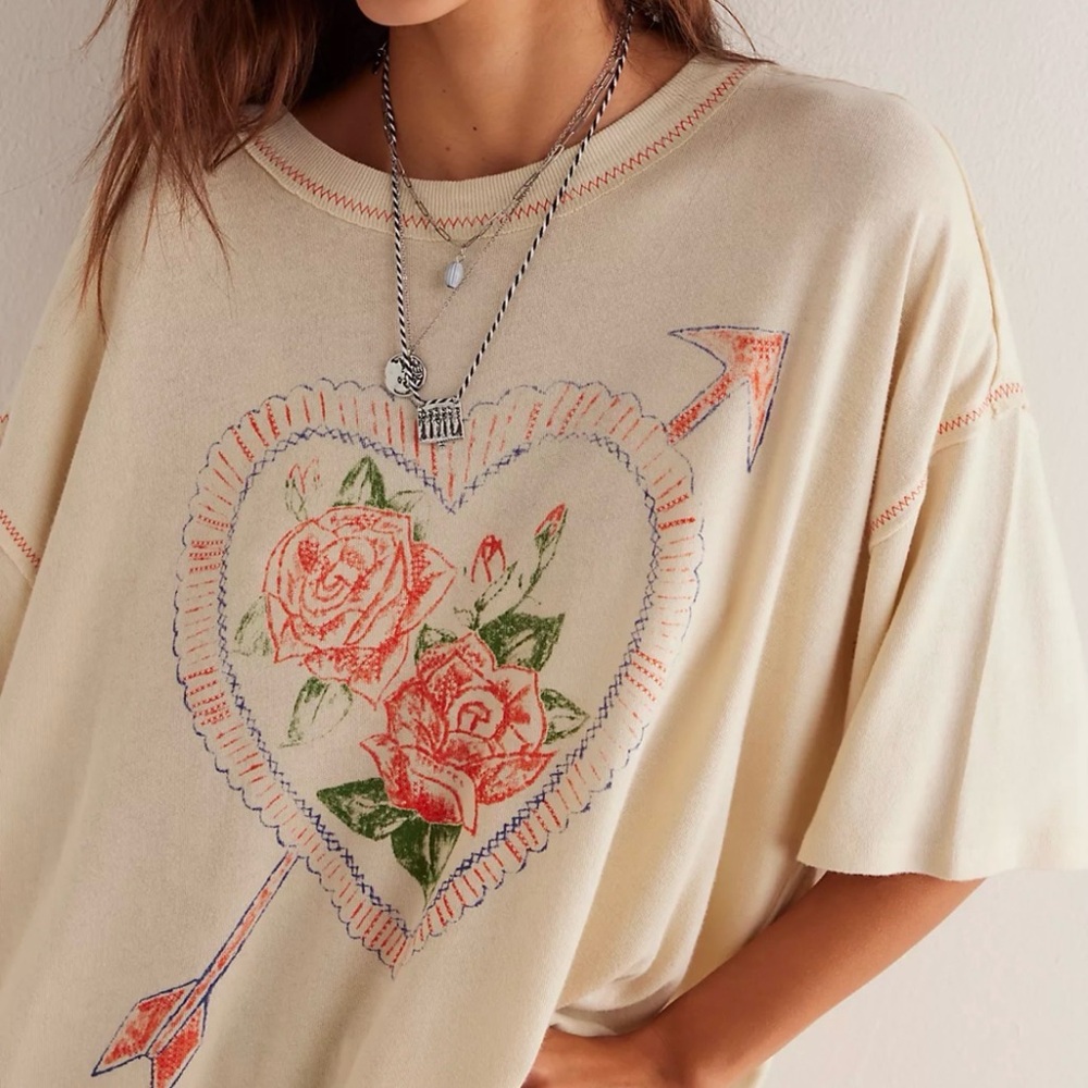 We The Free Love Rose Tee